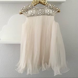 Marchesa for Target Pleated Dress with Beadwork